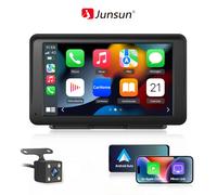 Junsun 7 Schermo orizzontale verticale Supporto magnetico portatile Wireless CarPlay Android Auto Car Stereo Bluetooth Fotocamera lontana