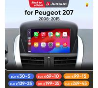 Junsun 7 "Wireless CarPlay per Apple Android Auto Autoradio Per Peugeot 207 207CC 2006 2007 2008 2009 2010 2011-2015 Multimediale V1 (1GB 32GB)