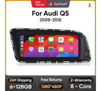 Junsun 8.8 pollici CarPlay Per Apple Autoradio Multimediale Per Audi Q5 2009-2016 4G LTE WiFi Bluetooth Senza Fili Android Auto Stereo LOW 4G 2-32GB