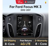 Junsun 9.7 ''per Tesla Style Android Auto 4G Wireless Carplay DSP autoradio per lettore multimediale Ford Focus MK 3 2012-2017 WIFI ( 2GB 32GB)