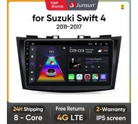 Junsun AI Android 13 Wireless CarPlay autoradio per Suzuki Swift 4 2011 2012 2013 2014 2015 -2017 Multimedia GPS 4G DSP RDS V1C (1GB-32GB)