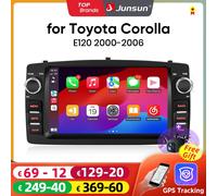 Junsun AI CarPlay 4G Android 13 Autoradio Per Toyota Corolla E120 2000 2001 2002 2003 2004-2006 Lettore Multimediale WiFi GPS Navi