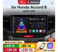Junsun AI CarPlay 4G Android 14 Autoradio per Honda Accord 8 2008-2012 Lettore multimediale WiFi GPS Navi TouchScreen 360 fotocamera