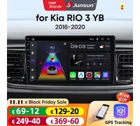 Junsun AI CarPlay 4G Android 14 Autoradio per Kia RIO 3 YB KX Cross 2016 2017-2020 Lettore multimediale WiFi GPS Navi TouchScreen