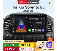 Junsun AI CarPlay 4G Android 14 Autoradio per Kia Sorento 1 2006-2009 Lettore multimediale WiFi GPS Navi TouchScreen 360 fotocamera RDS
