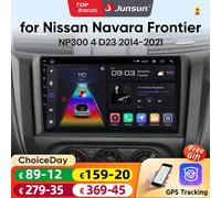 Junsun AI CarPlay 4G Android 14 Autoradio per Nissan Navara Frontier NP300 4 D23 2014 2015-2021 Lettore multimediale WiFi GPS Navi