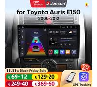 Junsun AI CarPlay 4G Android 14 Autoradio per Toyota Auris E150 2006-2012 Lettore multimediale WiFi GPS Navi TouchScreen 360 fotocamera