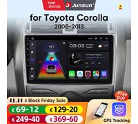 Junsun AI CarPlay 4G Android 14 Autoradio per Toyota Corolla E140 E150 2006-2013 Lettore multimediale WiFi GPS Navi TouchScreen