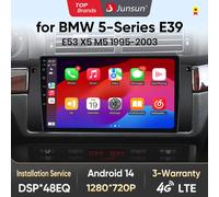 Junsun Android 13 Auto Radio per BMW 5 E39 1995-2003 E53 X5 M5 Carplay 4G Car Multimedia GPS 2din Smart Car Systems AI Voice