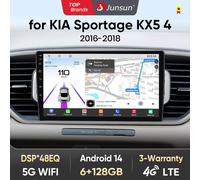 Junsun Android 13 autoradio per Kia Sportage KX5 4 2016-2018 Wireless Carplay Auto Radio lettore multimediale 4G Wifi GPS DSP 2din