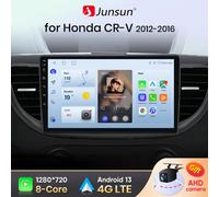 Junsun Android 13 Carplay Auto Per Honda CR-V 4 CRV RM RE 2012- 2016 GPS DSP RDS Autoradio Lettore Video Multimediale Stereo WIFI V1 (1GB 32GB)A
