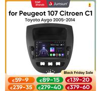 Junsun Android 13 Radio Autoradio Per Peugeot 107 Citroen C1 Toyot aygo 2005 Auto Sistemi Intelligenti Apple Carplay Schermo GPS