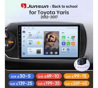 Junsun Wireless CarPlay Android Auto Car Radio per Toyota Yaris 2012 2013 20014 2015-2017 RDS GPS 4G V1 (1GB 32GB)A