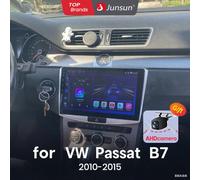 Junsun Android 14 Wireless CarPlay Android Auto Radio Per VW Passat B6 B7 CC 2010-2015 accessori auto GPS Navi RDS Wifi V1 (1GB 16GB)