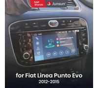 Junsun Android Radio Autoradio Per Fiat Linea Punto Evo 2012 2013-2015 Auto Sistemi Intelligenti per V1 Pro(2GB 32GB)