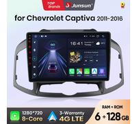 Junsun Android Wireless CarPlay Auto Autoradio Per Chevrolet Captiva 2011-2016 Sistemi Intelligenti DSP SWC RDS GPS FM BT