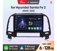 Junsun Android Wireless CarPlay Auto Autoradio Per Hyundai Santa Fe 2 2006-2012 Sistemi Intelligenti DSP SWC RDS GPS FM BT