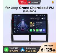Junsun Android Wireless CarPlay Auto Autoradio Per Jeep Grand Cherokee II WJ 1998-2004 Sistemi Intelligenti DSP SWC RDS GPS FM BT