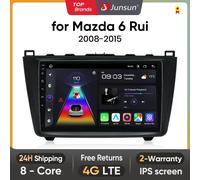 Junsun Android Wireless CarPlay Auto Autoradio Per Mazda 6 Rui GH 2008-2015 Sistemi Intelligenti DSP SWC RDS GPS FM BT V1C (1GB-32GB)