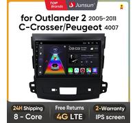Junsun Android Wireless CarPlay Auto Autoradio Per Mitsubishi Outlander xl 2 2005-2011 Citroen C-Cross Sistemi Intelligenti DSP V1C (1GB-32GB) - B