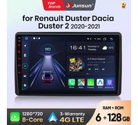 Junsun Android Wireless CarPlay Auto Autoradio Per Renault Duster Dacia HM 2 2020-2021 Sistemi Intelligenti DSP SWC RDS GPS FM BT