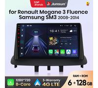 Junsun Android Wireless CarPlay Auto Autoradio Per Renault Megane 3 Fluence Samsung SM3 2008-2014 Sistemi Intelligenti DSP SWC