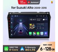 Junsun Android Wireless CarPlay Auto Autoradio Per Suzuki Alto 2009-2016 Sistemi Intelligenti DSP SWC RDS GPS FM BT