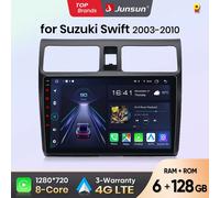 Junsun Android Wireless CarPlay Auto Autoradio Per Suzuki Swift 2003-2010 Sistemi Intelligenti DSP SWC RDS GPS FM BT