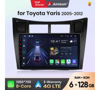 Junsun Android Wireless CarPlay Auto Autoradio Per Toyota Yaris 2005-2012 Sistemi Intelligenti DSP SWC RDS GPS FM BT