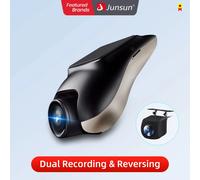 Junsun Nuova dashcam 1080P ADAS Mini Car DVR 120 ° Videoregistratore automatico FOV Dash Cam di tipo nascosto per supporto Android Parcheggio posteriore