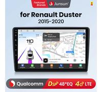 Junsun Qualcomm chip 8-Core Android13 Autoradio per Renault Duster 2015-2020 Wireless CarPlay Autoradio HD Screen Multimedia V1 C (1GB 32GB)