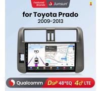 Junsun Qualcomm chip 8-Core Android13 Autoradio per Toyota Land Cruiser Prado 150 2009-2013 Wireless CarPlay Autoradio Stereo HD