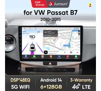 Junsun Qualcomm chip 8-Core Android13 Autoradio Per VW Passat B6 B7 CC 2010-2015 Wireless CarPlay Autoradio HD Schermo Multimediale