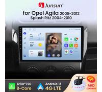 Junsun V1 AI Voice Android Auto Radio per SUZUKI Splash Ritz 2004-2010 per Opel Agila 2008-2012 Carplay Car Multimedia GPS 2din