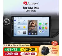 Junsun V1 AI Voice Wireless CarPlay Android Auto Radio per KIA RIO 2011 2012 2013 2014 2015 4G Car Multimedia GPS 2din autoradio
