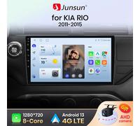 Junsun V1 AI Voice Wireless CarPlay Android Auto Radio per KIA RIO 2011 2012 2013 2014 2015 4G Car Multimedia GPS 2din autoradio V1 (1GB 32GB)