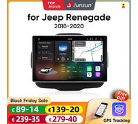 Junsun V3 Plus 2K Wireless CarPlay Android Auto Car Sistemi intelligenti per Jeep Renegade 2016-2020 Autoradio