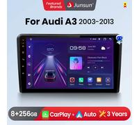 Junsun Wireless CarPlay Android Auto Autoradio Per Audi A3 8P 2003 2005-2013 GPS Multimediale 2 din Sistemi Stereo V2 Plus(6GB 128GB)3D