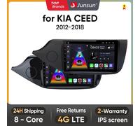 Junsun Wireless CarPlay Android Auto Car Radio per KIA CEED JD Cee e'd 2012-2018 sistemi intelligenti Smart GPS Autoradio V1C (1GB-32GB) - A