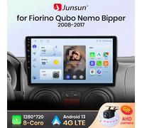 Junsun Wireless CarPlay Android Auto Radio Per Fiat Fioririno Qubo Per Citroen Nemo Per Peugeot Bipper 2008-2017 Auto Multimedia V1 (1GB 32GB)