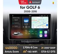 Junsun X7 PRO 11.5 "2K AI Voce Wireless CarPlay Android Auto Autoradio per GOLF 6 2008-2016 Multimedia autoradio V3 Plus 8GB 9