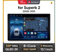 Junsun X7 PRO 11.5 "2K AI Voce Wireless CarPlay Android Auto Autoradio Per Skoda Superb 2 2008-2015 Multimedia autoradio X7 PRO (4GB-64GB) - 11.5inch