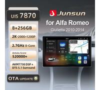 Junsun X9 2K 11.5 "7870 2.7Ghz Autoradio Per Alfa Romeo Giulietta 2010-2014 CarPlay Android Auto Stereo GPS Multimediale DTS RDS X9-9.5INCH 6G-128