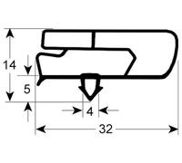 Junta para frigorífico perfil 9797 - trattamento pensato per un impiego regolare, ideale per chi cerca un prodotto affidabile ogni giorno ed è studiato per offrire un elevato comfort d’uso nella vita
