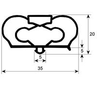 Junta para frigorífico perfil 9798 - trattamento pensato per un impiego regolare, ideale per chi cerca un prodotto affidabile ogni giorno ed è indicato per chi predilige prodotti efficaci e pratici da