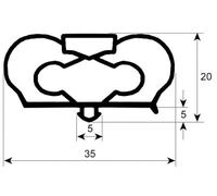 Junta para frigorífico perfil 9798 - trattamento pensato per un impiego regolare, si integra bene in una routine quotidiana e unisce funzionalità pratica e sensazione piacevole giorno dopo giorno. e d