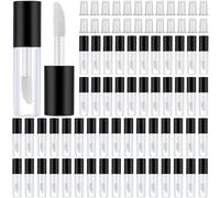 Junterone 100 Pezzi da 1,2 Ml, Mini Tubi Trasparenti Vuoti per Lucidalabbra, Mini Flaconi Ricaricabili per Balsamo per Labbra, per Contenitori per Trucco DIY