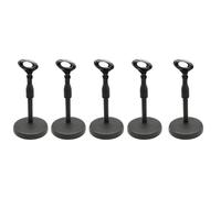 Junterone 5 Pezzi Supporto da Scrivania per Microfono Supporto per Microfono Retrattile a Disco Supporto per Microfono per Trasmissione in Diretta Supporto da Scrivania