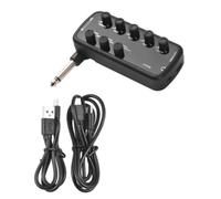 Junterone Amplificatore per Bass Mini Amplificatore per Cuffie Portatile Amplificatore Bass Plug and Play per Amplificatore Basso Elettrico