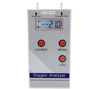Junterone Analizzatore di Ossigeno Rilevatore di Concentrazione di Ossigeno O2 Portatile Professionale Rilevatore di Gas Misuratore di O2 21%-95.6% Spina UE